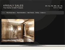 Tablet Screenshot of krisalysales.com